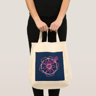 Ho'oponopono pono prayer LOVE SORRY FORGIVE THANK Tote Bag