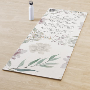 Ho'oponopono Prayer - Energy Unblocking  Yoga Mat