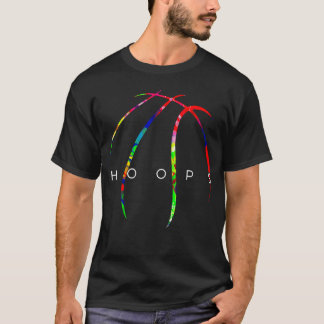 Hoops Basketball Ball Tee Basketball Playee Fan Sl
