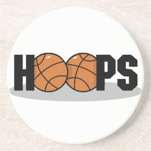 Hoops Basketball Coasters