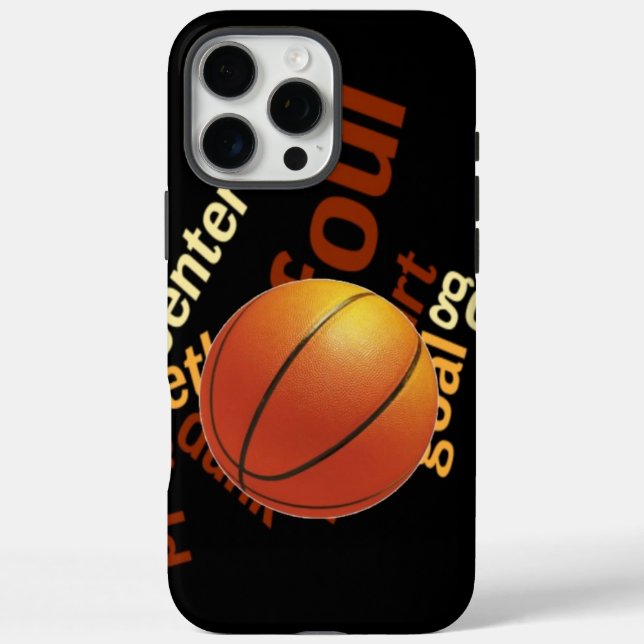 Hoops Basketball Sport Fanatics  Case-Mate iPhone Case (Back)
