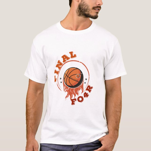 Hoops Fire Baller Championship Game T-Shirt (Front)