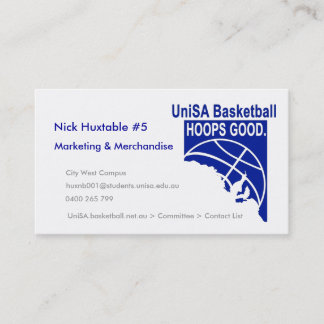 Hoops Good Business Card