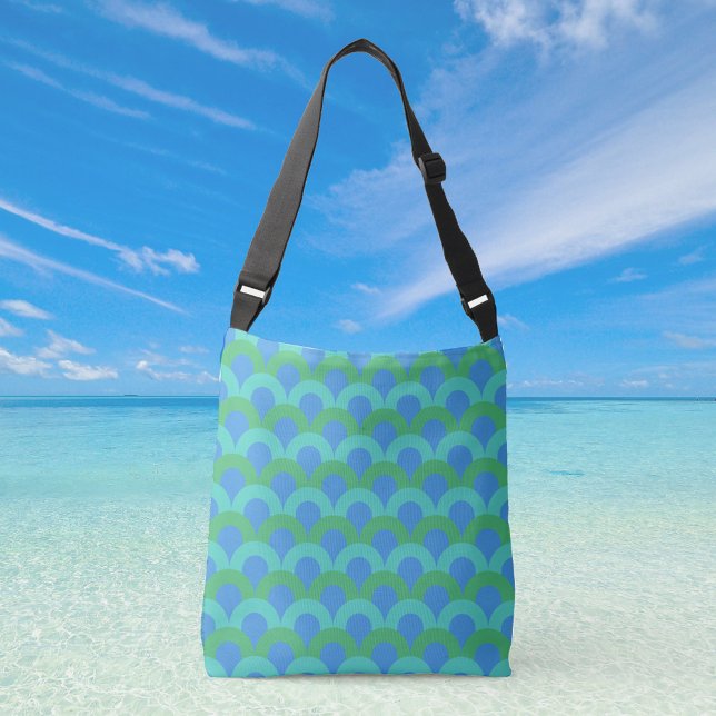Hoops of Blue Crossbody Bag (Creator Uploaded)