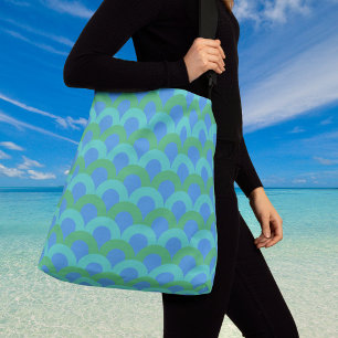 Hoops of Blue Crossbody Bag