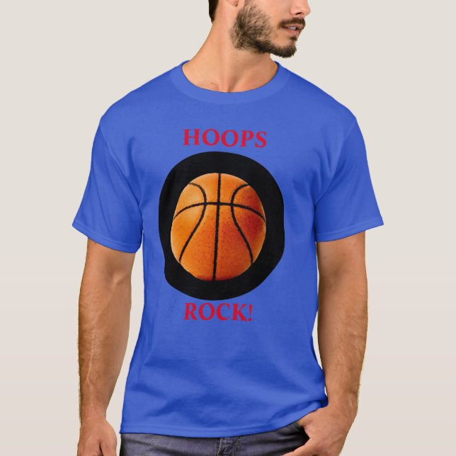 HOOPS ROCK! T-Shirt (Front)