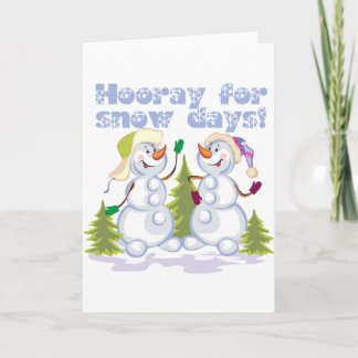 HOORAY For Snow Days! Holiday Card