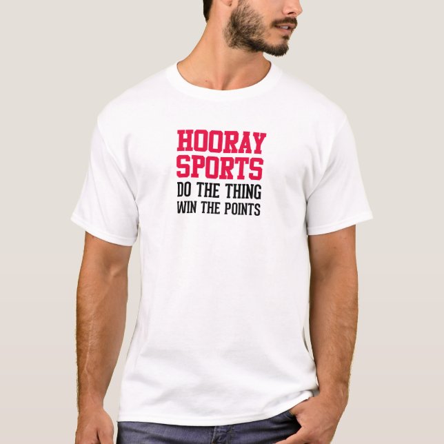 Hooray Sports T-Shirt (Front)
