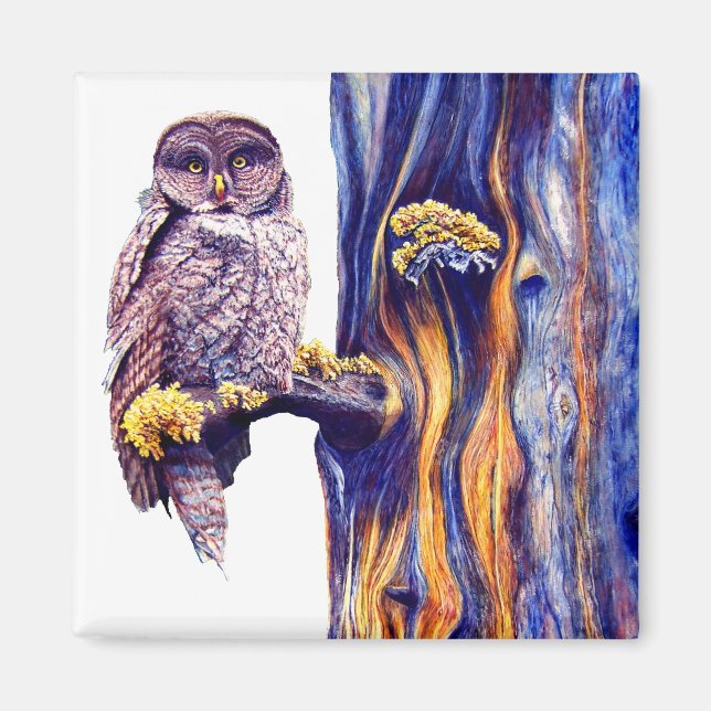 Hoo's Look'n  Magnet (Front)