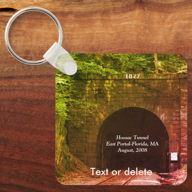 Hoosac Train Tunnel East Portal Florida MA  Keychain (Front)