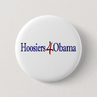 Hoosiers 4 Obama 2 Inch Round Button