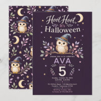 Hoot Hoot Halloween Owl Birthday Party