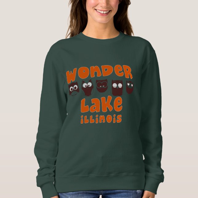 Hoot Owl Women's Basic Sweatshirt (Front)