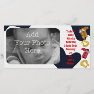 Hootenanny Hoedown Cowboy Themed Thank You -