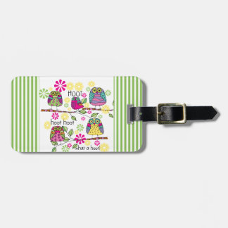 Hootie Owl Luggage Tag