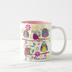 Hootie Owls Two-Tone Coffee Mug
