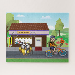 Hootin' Cycles Jigsaw Puzzle