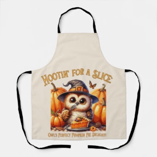 Hootin' For A Slice Apron