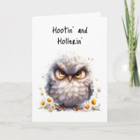 Hootin’ & Hollerin’ It’s Your Birthday Grumpy Owl