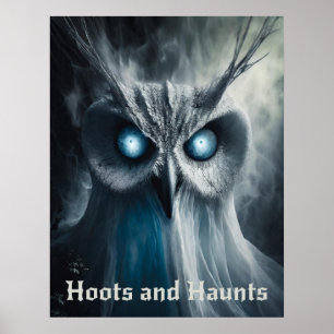 Hoots And Haunts - Halloween Print