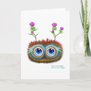 Hoots Toots Haggis. Latin Card