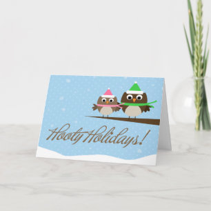 Hooty Holidays Greeting Cards