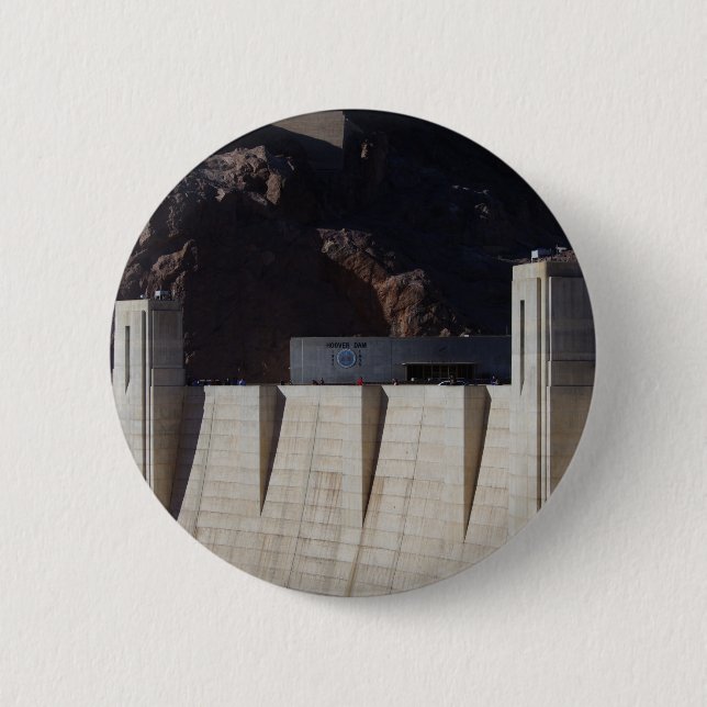 Hoover Dam 2 Inch Round Button (Front)