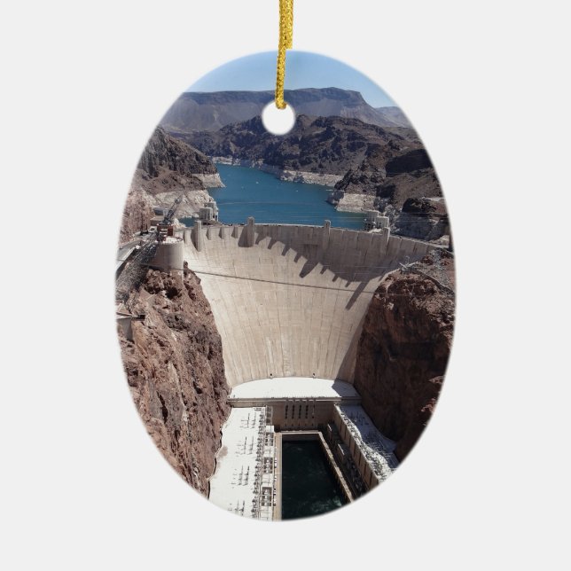 Hoover Dam 3 Ceramic Ornament (Front)