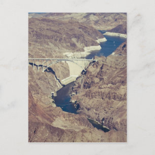 Hoover Dam Aerial Postcard