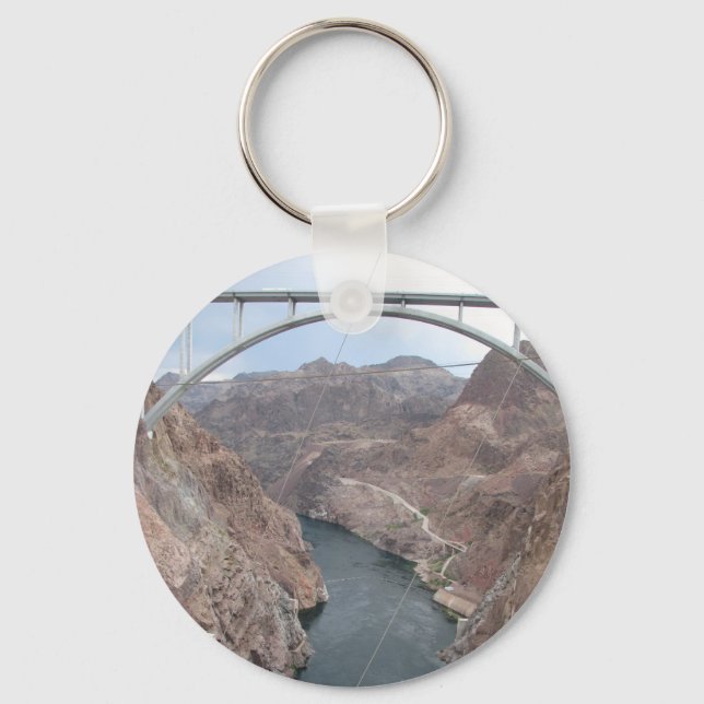 Hoover Dam Bridge Keychain (Front)