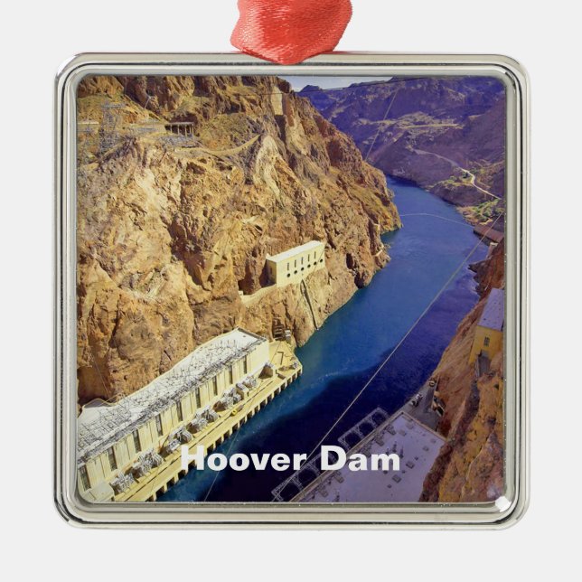 Hoover Dam in Arizona Metal Ornament (Front)