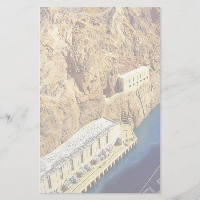 Hoover Dam, Nevada Stationary Stationery (Front)