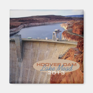 Hoover Dam Travel Souvenir Fridge Magnet