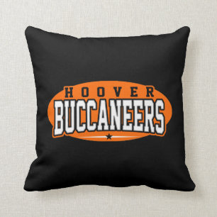 Hoover High School; Buccaneers Throw Pillow