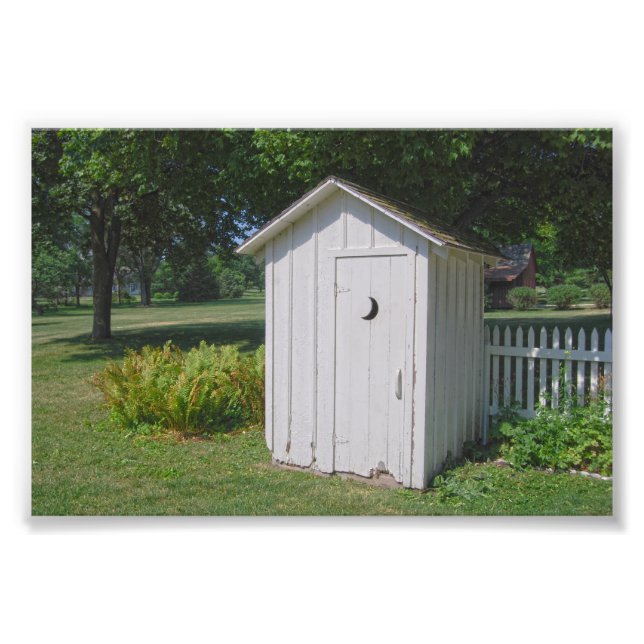 Hoover Privy Photo Print (Front)