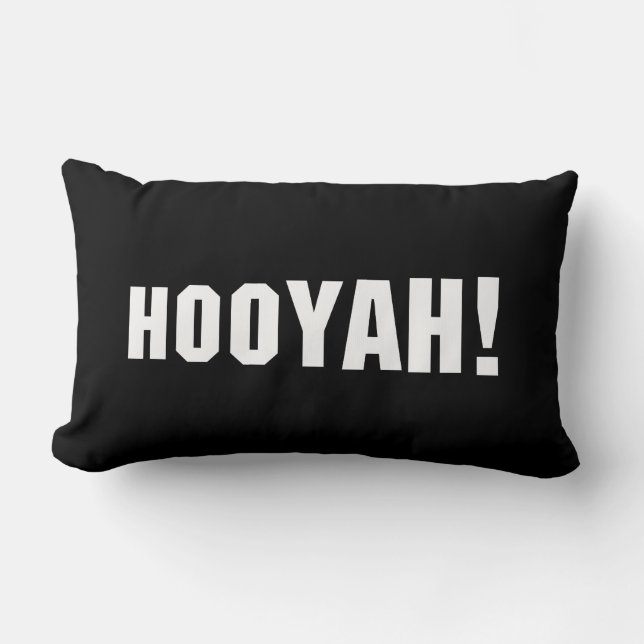 HOOYAH! LUMBAR PILLOW (Front)