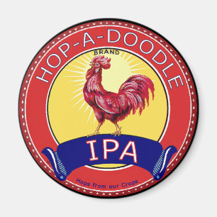 Hop a Doodle IPA Beer Magnet