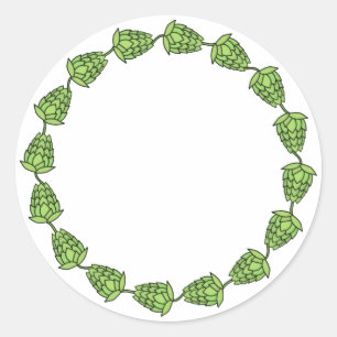 Hop Circle Classic Round Sticker