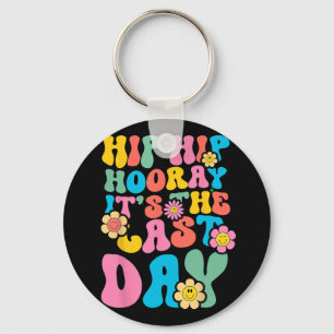 Hop Hooray It's The Last Day Of School 2023 Groovy Keychain
