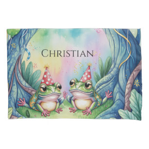 Hop On Over Birthday Party Gift Pillowcase