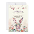 Hop on Over Easter Bunny Spring Floral Brunch