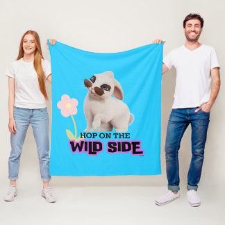 Hop on the Wild Side Fleece Blanket