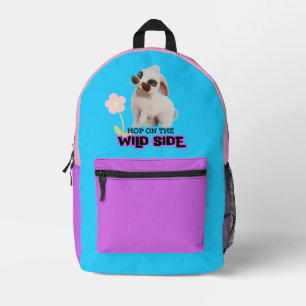 Hop on the Wild Side Printed Backpack