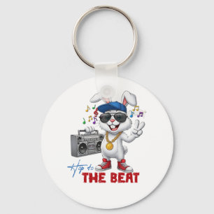 Hop to the Beat Keychain