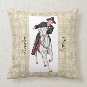 Hopalong Cassidy Throw Pillow