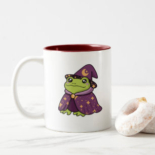 Hopclo the Starbound Toad Two-Tone Coffee Mug