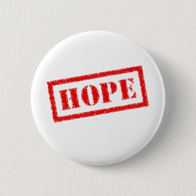 Hope 2 Inch Round Button (Front)