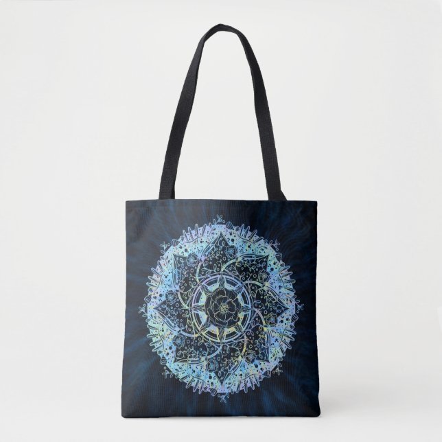 Hope 2 Tie Dye Mandala Tote Bag (Front)