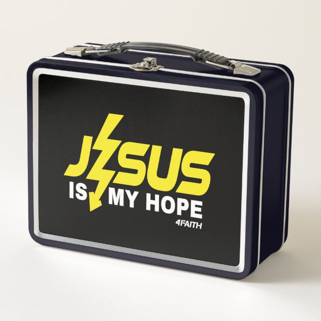HOPE, 4FAITH -  METAL LUNCH BOX (Front)