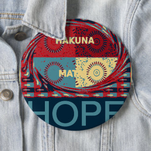 Hope 6 Inch Round Button